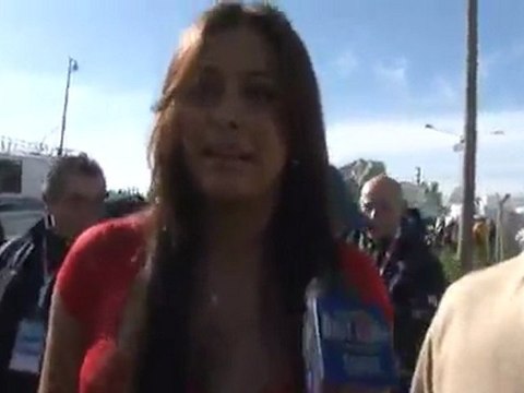 Η Λαρίσα Ρικέλμε μιλάει στα ΜΜΕ πριν το ματς με Βραζιλία