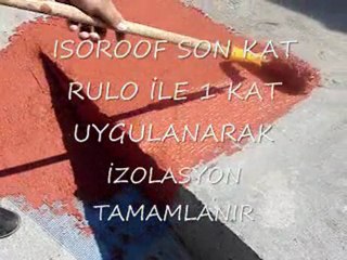 ISOROOF Çatı ısı ve su yalıtımı uygulaması