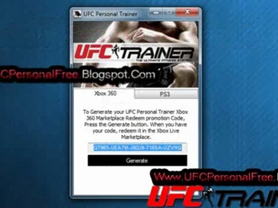 UFC Personal Trainer Download - Xbox 360 - PS3!!