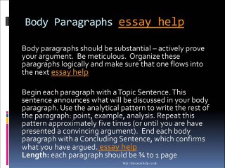 Essay HElp Online at http://myessayhelp.co.uk UK students