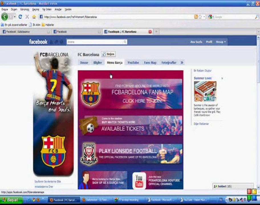 galatasaray resmi sayfası facebook