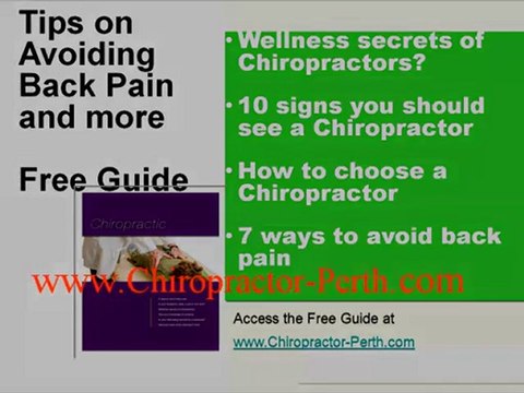 Perth Chiropractor Back Pain Specialist