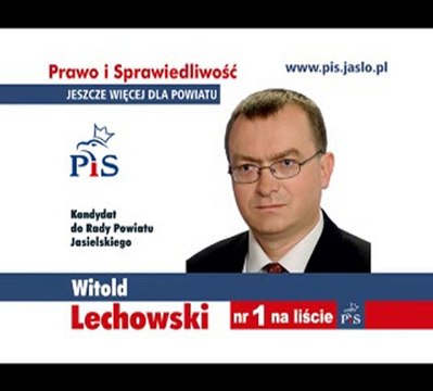 Spot wyborczy Witold Lechowski