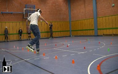 Roller slalom avec Strascross à Strasbourg