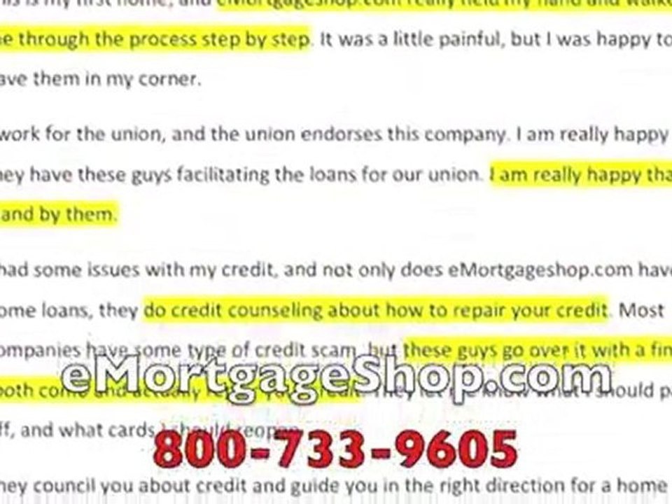 EMortgageShop Ratings and Reviews