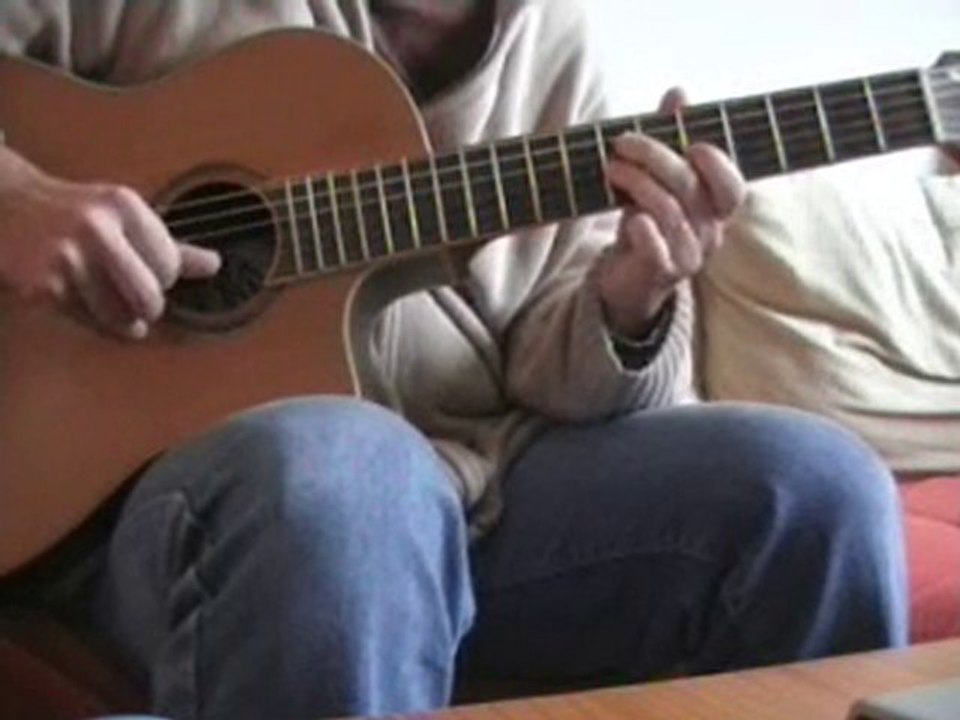 Guitare acoustique blues impro