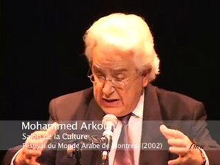 11 25 Mohammed Arkoun auFestival du Monde Arabe de Montreal