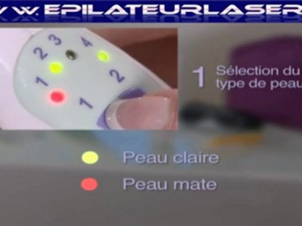 Epilateur Epil Flash - lumière pulsée