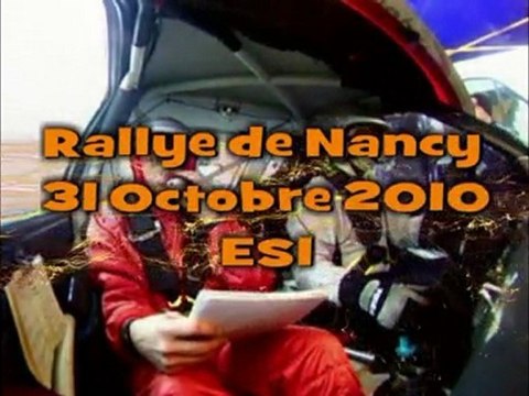 Rallye de Nancy 2010 ES1-Gilles Antoine - Michael Mauvais-
