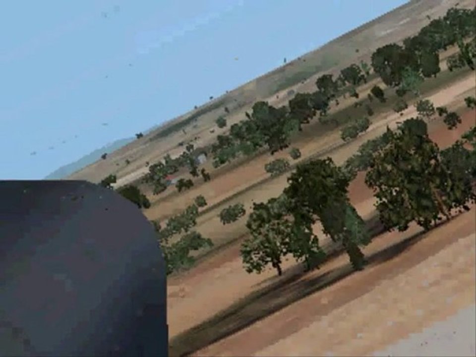 flight simulator X texte d'un 747 au decolage t au roulage