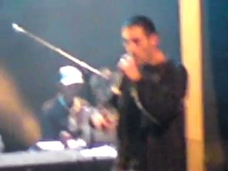 HAK'1 lors de son passage au concert "UN AIR HIP-HOP"