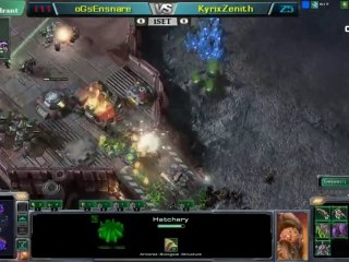 Vidéo HD Starcraft II : Kyrix vs Ensnare