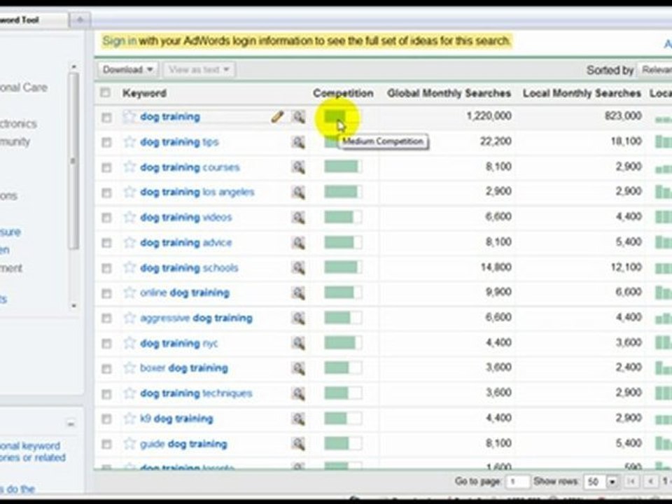 Google Keyword Tool - Fast and Easy Tutorial