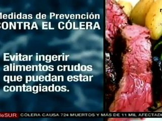 Medidas de prevención contra el cólera