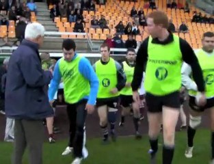 Lionel Beauxis et Djibril Camara à l'USB Rugby