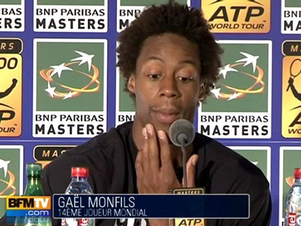 Monfils en ½ finale du tournoi de Paris Bercy