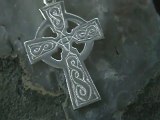 Sterling silver Celtic earrings DWA281