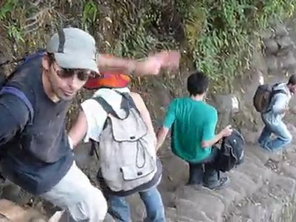 Descendre des escaliers Incas
