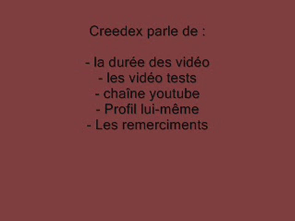 Présentation du profil -[01]