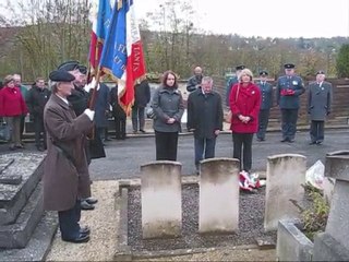 11 novembre 2010, Cérémonie au cimetière communal