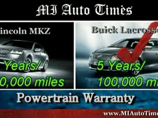 Lincoln MKZ MI Compared to 2010 Buick Lacrosse MI