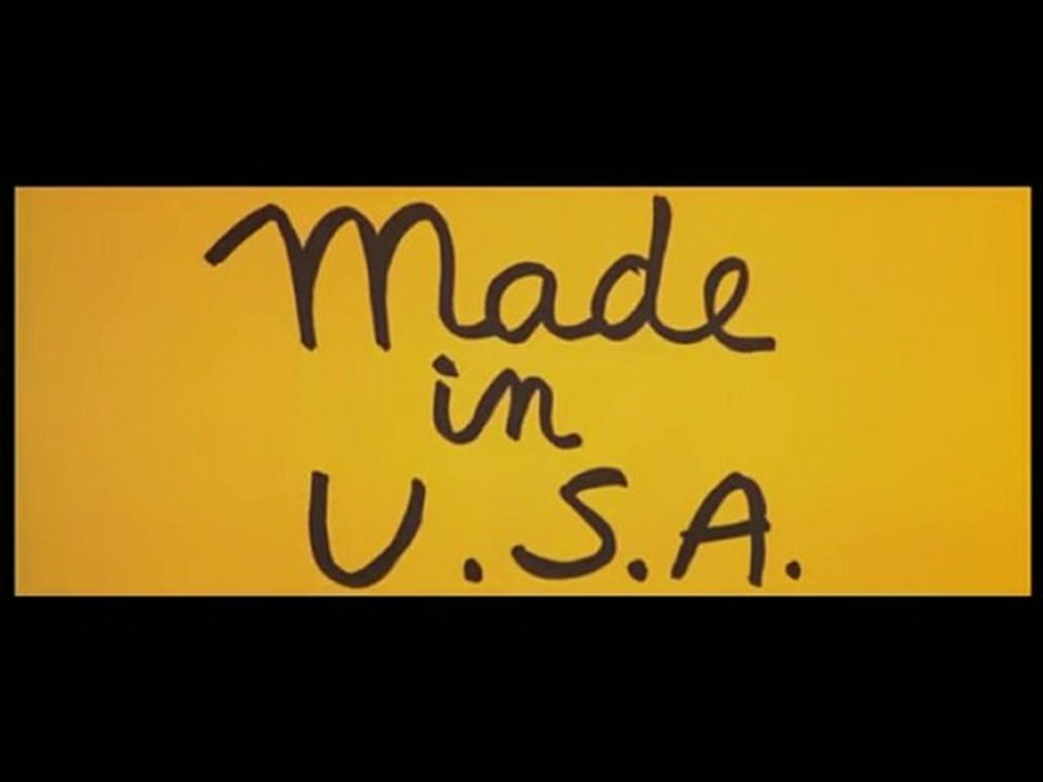 MADE IN USA FILM JEAN LUC GODARD TRAILER MUET 1966 CINEMA FR