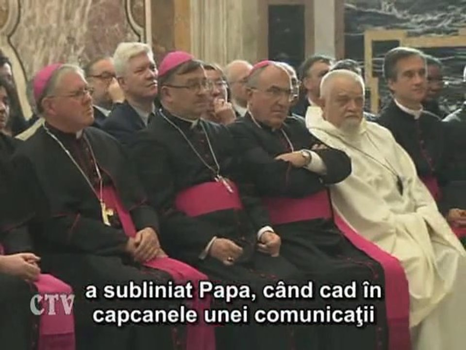 Benedict al XVI-lea: Biserica în dialog cu cultura