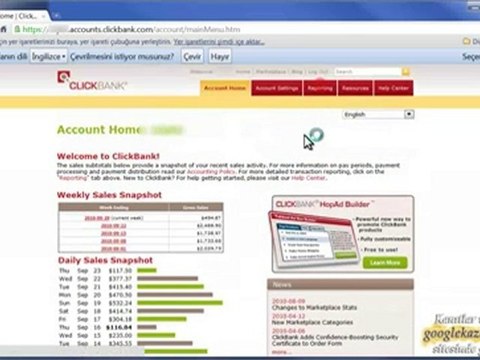 Google Kazançları Kanıtlandı - İnternetten Para Kazanma