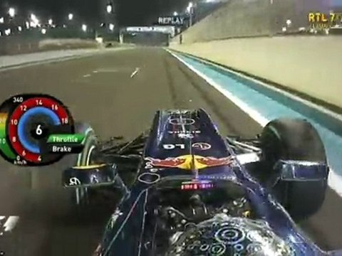 F1 2010 - 19 ABU DHABI - Vettel Pole Lap Onboard