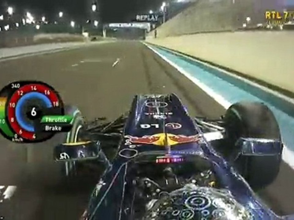 F1 2010 - 19 ABU DHABI - Vettel Pole Lap Onboard