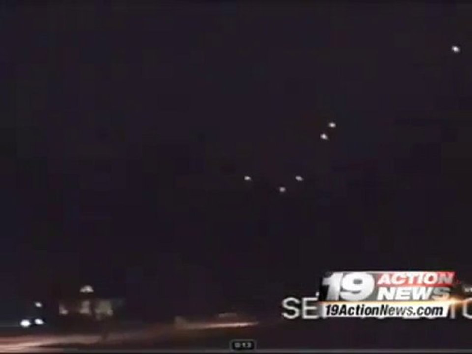 CBS News UFO Footage Lake Erie Nov 10th 2010