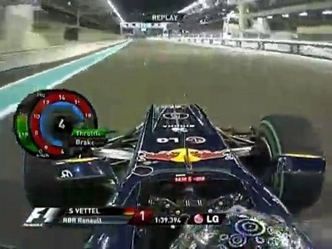 Sebastian Vettel Abu Dhabi Onboard pole 2010