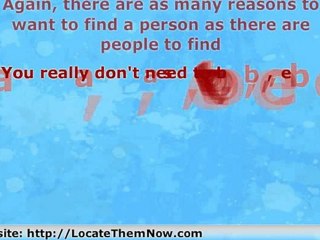 Find a Person Using Skip Trace Techniques... Or Hire Someone