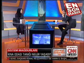 İkna odası (başörtüsü) mağduru Hanife Gökdemir.