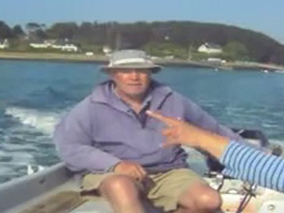 avec marcel sur son bateau