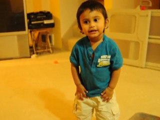 Adhrith dancing with full josh :)