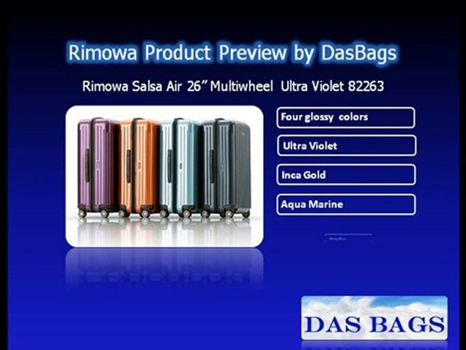 Rimowa Salsa Air 26 Multiwheel Ultra Violet by DasBags 82263