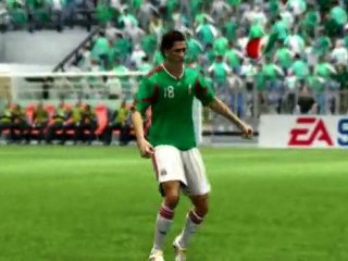 Simulacion México vs Italia 2010 FIFA World Cup South Africa de EA SPORTS