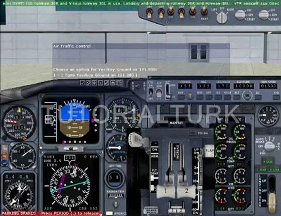 B737-400 Motor Çalıştırma ve Taxi