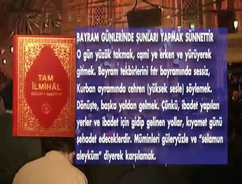 Bayramda yapılması sünnet olanlar