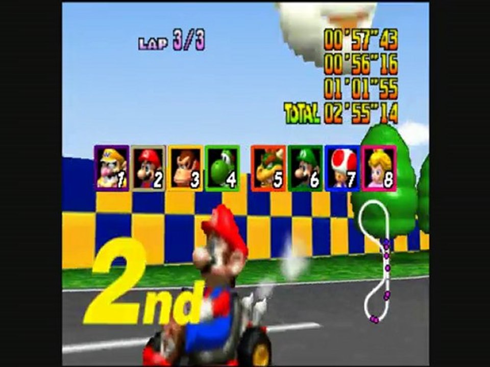 Mario Kart 64 - Petite partie de 7Min