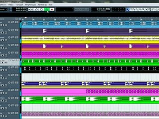 Dj Physio-Seance Cubase début d'instrus Gangsta