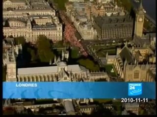 Etudiants britanniques en colère