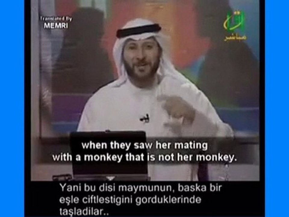 Müslüman Maymun-Şaka değil, gerçektir!