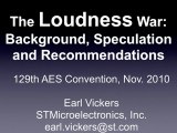 The Loudness War: Background, Speculation & Recommendations