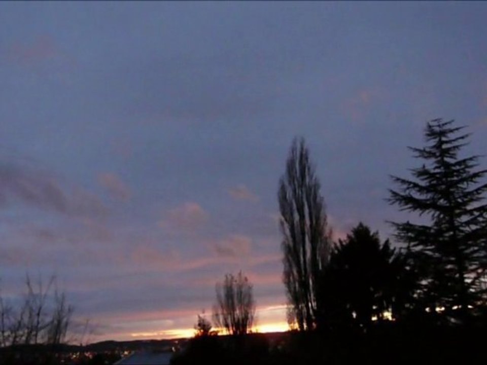 Dimanche 14 novembre 2010 levé & couché du soleil