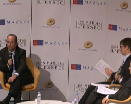 François Hollande aux Mardis de l'ESSEC