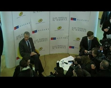 Dominique de Villepin aux Mardis de l'ESSEC