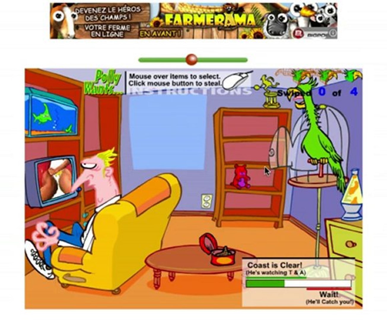 Jeu de perroquet voleur - Vidéo Dailymotion, image size:1305x1080