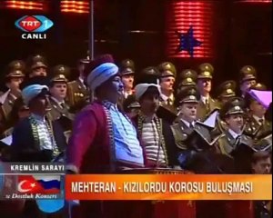 Download Video: Mehteran & Red Army Choir - Ceddin Deden - Dostluk Konseri